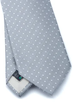 Favourbrook Albany Grey Silk Tie- Ties