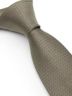 Favourbrook Antique Gold Bayswater Silk Tie- Ties