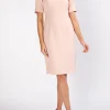 Favourbrook Araminta Short Sleeve Dress Tearose Milano Heavy Crepe-Women Mother Of The Bride | Dresses