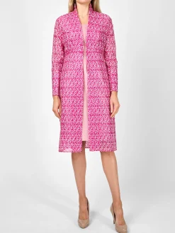 Favourbrook Belgravia Coat Bright Pink Nene Silk Organza-Women Mother Of The Bride | Jackets & Coats