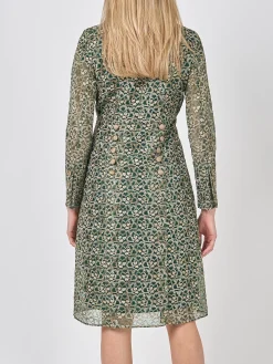 Favourbrook Belgravia Coat Forest Green Witham Silk Organza-Women Eveningwear | Eveningwear