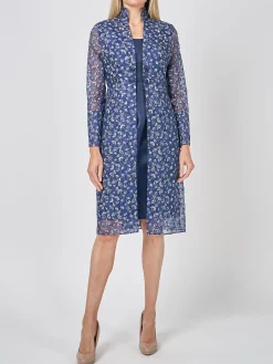 Favourbrook Belgravia Coat Midnight Beatrix Silk Organza-Women Eveningwear | Eveningwear