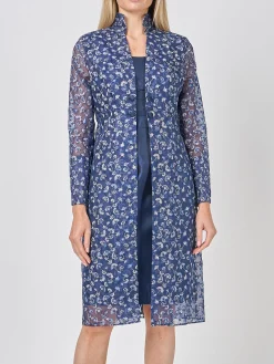 Favourbrook Belgravia Coat Midnight Beatrix Silk Organza-Women Eveningwear | Eveningwear