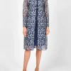 Favourbrook Belgravia Coat Navy Finborough Silk Organza-Women Mother Of The Bride | Jackets & Coats
