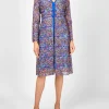 Favourbrook Belgravia Coat Sapphire Helsinki Silk Organza-Women Jackets & Coats