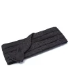 Favourbrook Black Albert Silk Pleated Cummerbund & Bow Tie Set- Bow Ties & Cummerbund Sets
