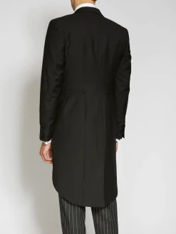 Favourbrook Black Chesham Wool Morning Coat - Ascot- Royal Ascot | Occasionwear