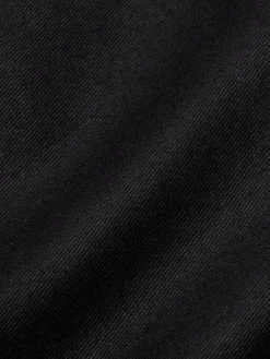 Favourbrook Black Gabardine Wool Double Breasted 8 Button Shawl Lapel Piped Waistcoat- Waistcoats | Royal Ascot Waistcoats