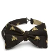 Favourbrook Black Gold Bees with Gold Bees Contrast Large Party Bow Tie- Bow Ties