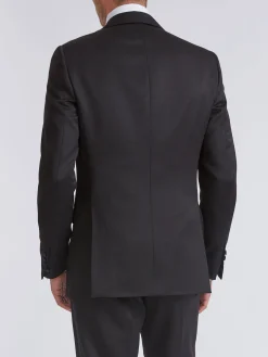 Favourbrook Black Hampton Wool Dinner Jacket- Eveningwear | Groomswear