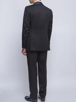 Favourbrook Black Hampton Wool Shawl Lapel Dinner Jacket- Occasionwear | Dinner Jackets