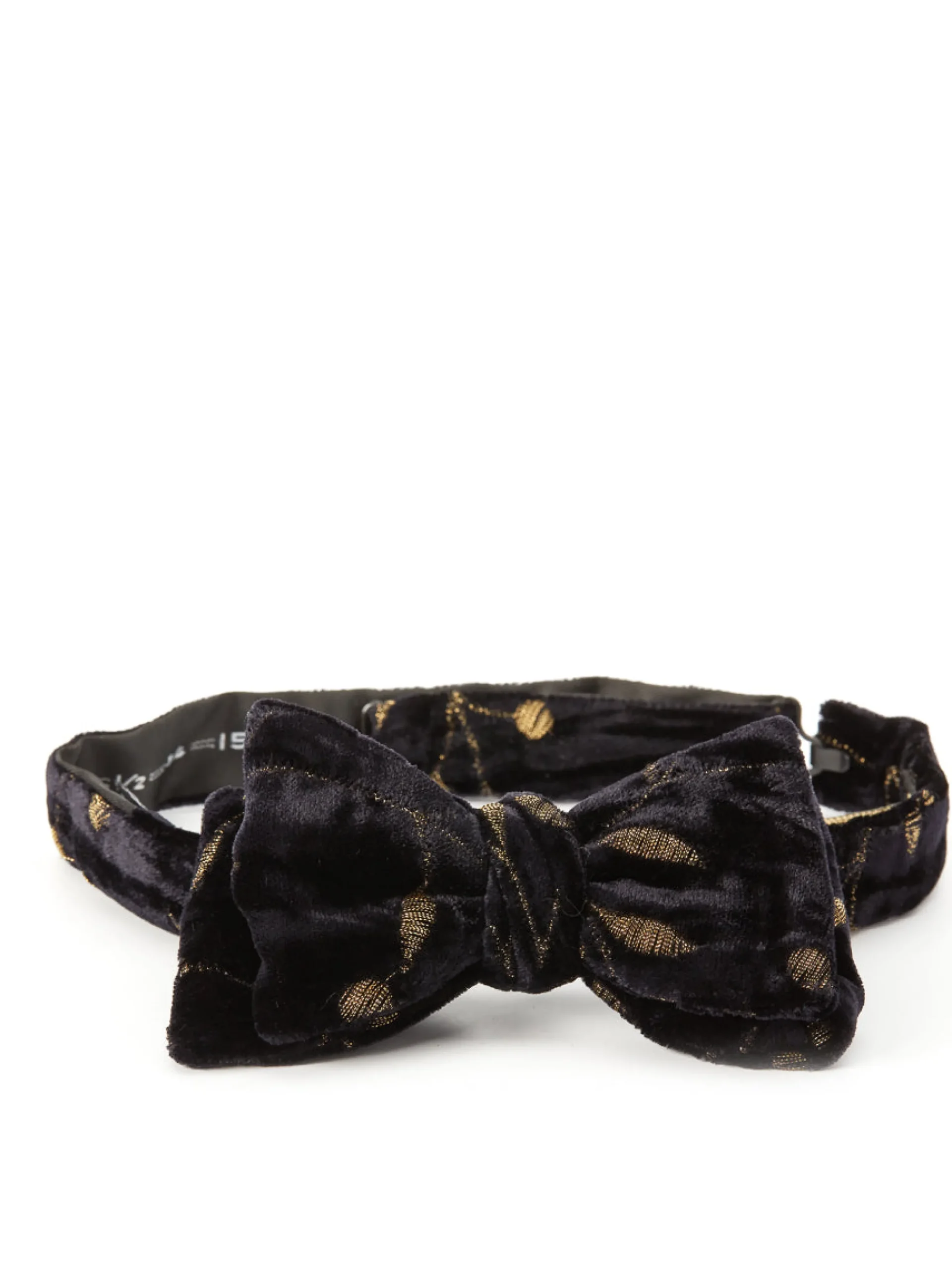 Favourbrook Black Lurex Berries Silk/Rayon Bow Tie- Bow Ties