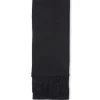 Favourbrook Black Mesh Silk Scarf- Scarves & Cravats