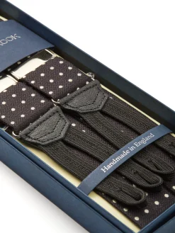 Favourbrook Black Pickwick Silk Braces- Braces