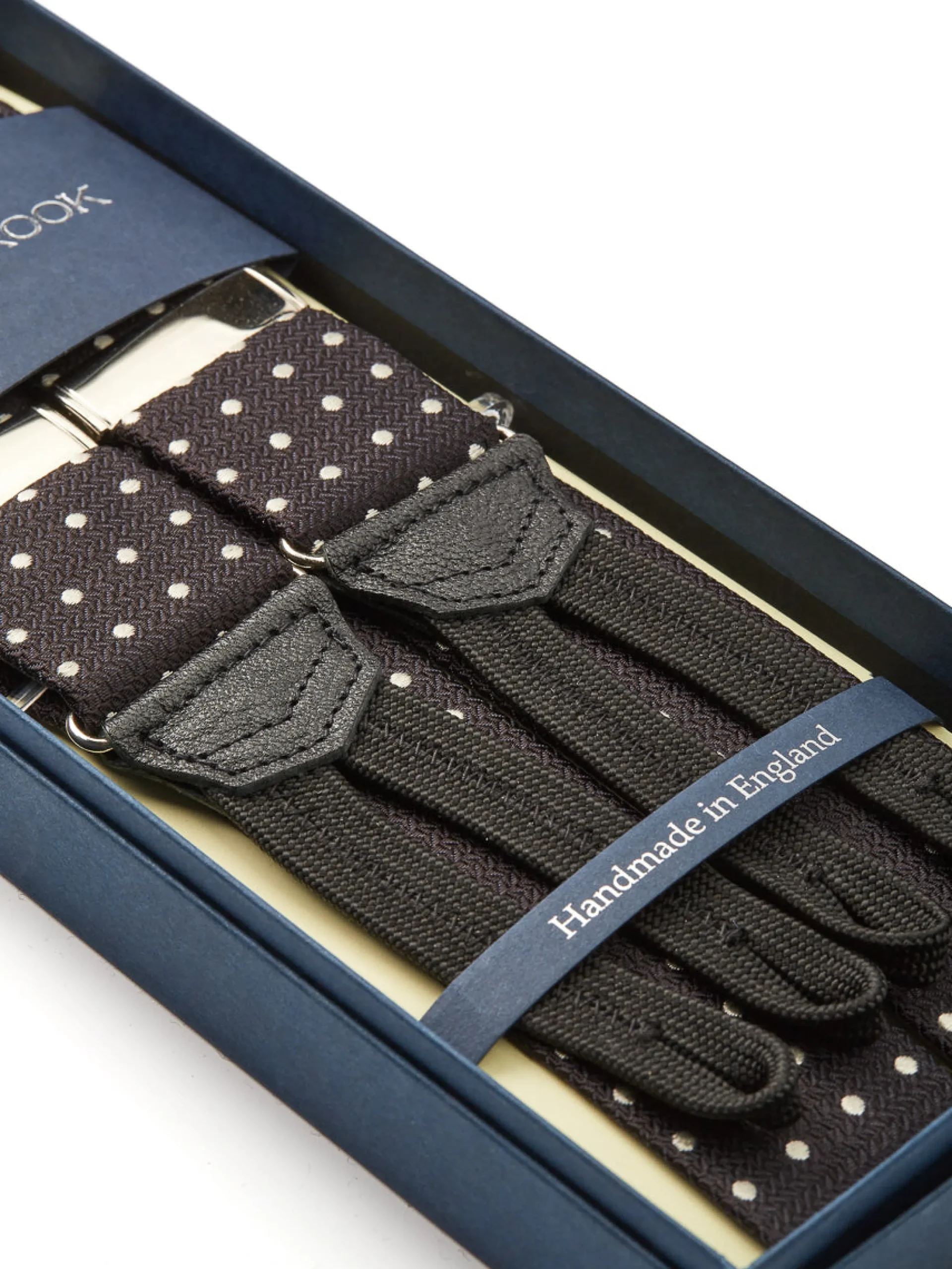 Favourbrook Black Pickwick Silk Braces- Braces
