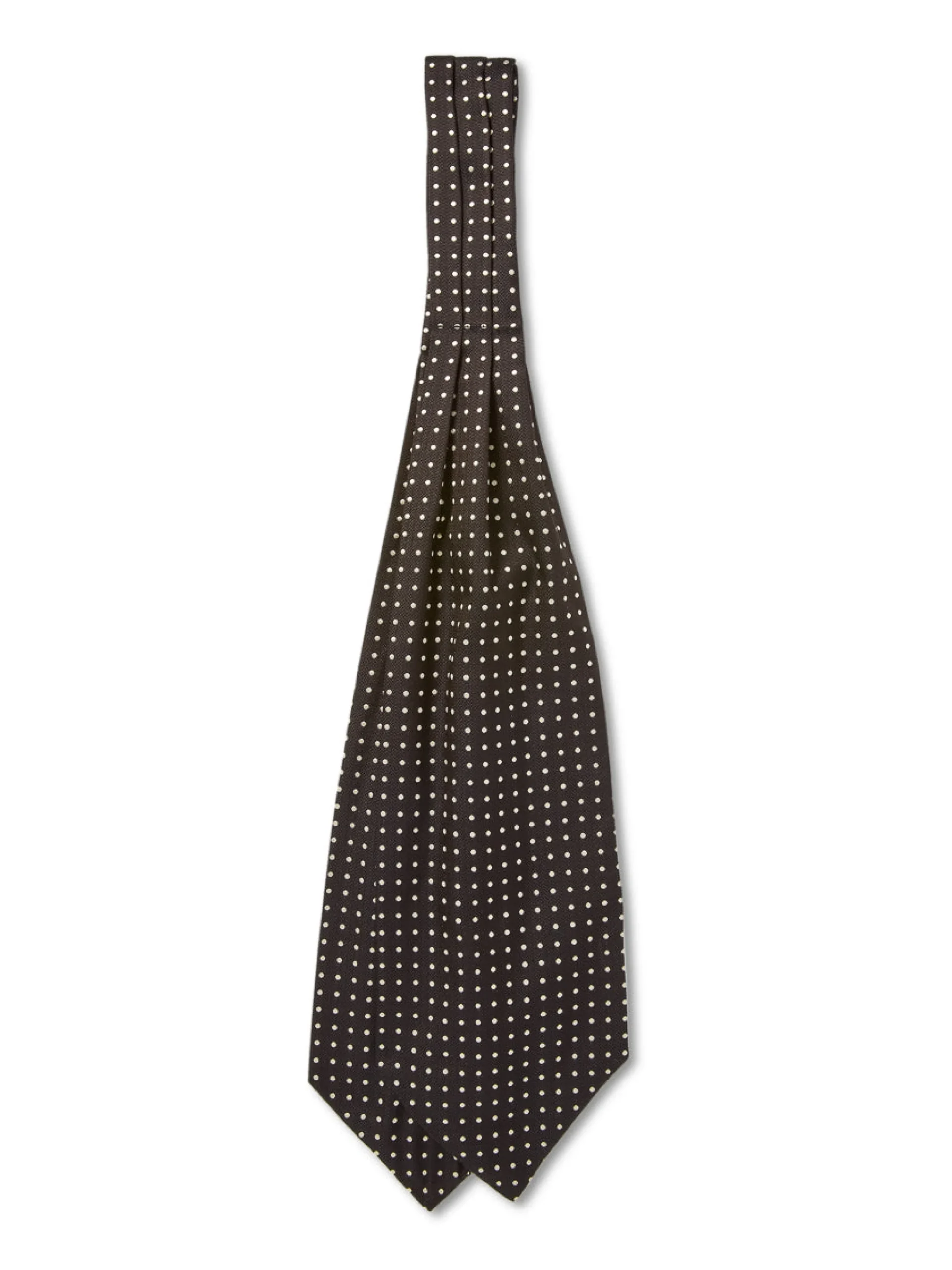 Favourbrook Black Pickwick Silk Cravat- Scarves & Cravats