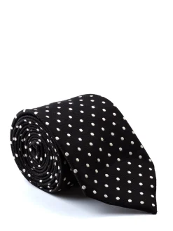 Favourbrook Black Pickwick Silk Tie- Groomswear | Ties