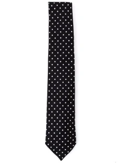 Favourbrook Black Pickwick Silk Tie- Groomswear | Ties