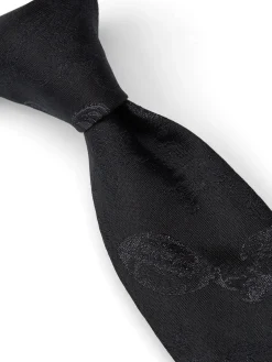 Favourbrook Black St Giles Silk Tie- Ties