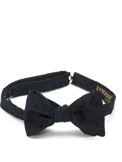 Favourbrook Black Trilogy Silk Bow Tie- Bow Ties