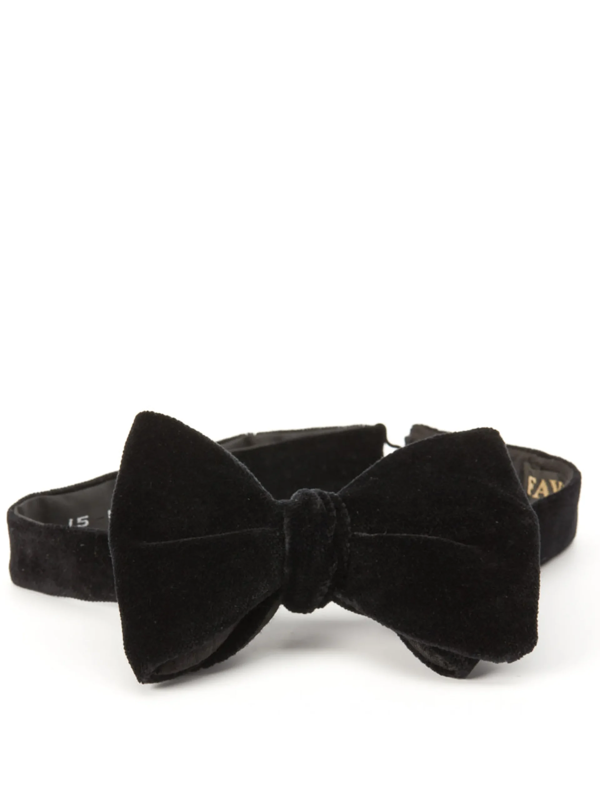 Favourbrook Black Velvet Large Party Bow Tie- Bow Ties