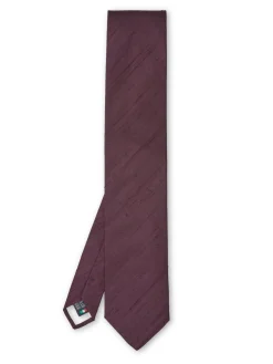 Favourbrook Blackcurrant Douppion Silk Tie- Ties