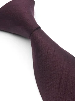 Favourbrook Blackcurrant Douppion Silk Tie- Ties