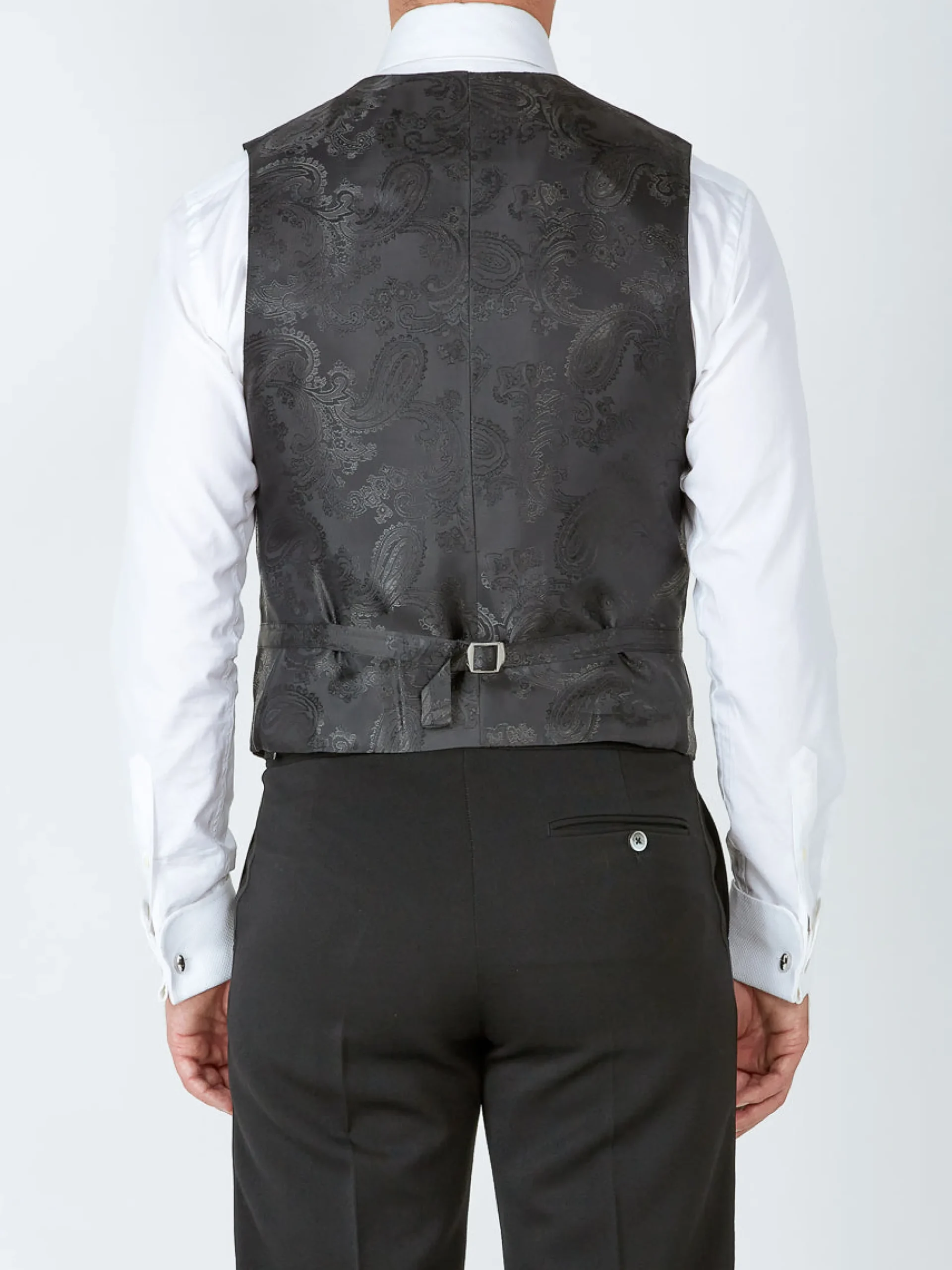 Favourbrook Blackwatch Tartan Wool Single Breasted 6 Button Waistcoat with Ticket Pocket- Waistcoats | Evening Waistcoats