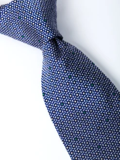 Favourbrook Blue Albers Silk Tie- Ties