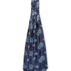 Favourbrook Blue Bourgainville Silk Cravat- Scarves & Cravats