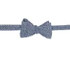 Favourbrook Blue Culcross Linen Bow Tie- Bow Ties