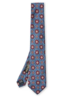 Favourbrook Blue Lanyon Silk Tie- Ties