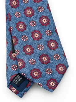 Favourbrook Blue Lanyon Silk Tie- Ties