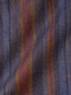 Favourbrook Blue Multi Perran Linen Ivy Shirt- Shirts