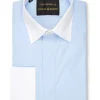 Favourbrook Blue/White Steed Cotton Gatsby Shirt- Shirts