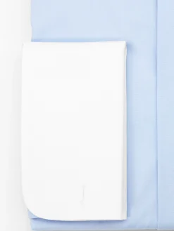 Favourbrook Blue/White Steed Cotton Gatsby Shirt- Shirts