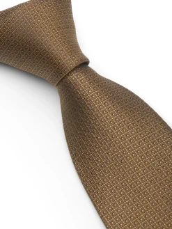 Favourbrook Bronze Bayswater Silk Tie- Ties