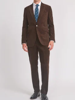Favourbrook Brown Whitton Cord Newport Jacket- Suits