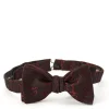 Favourbrook Burgundy Albert Silk Bow Tie- Bow Ties
