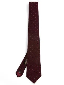 Favourbrook Burgundy Beddingham Wool Tie- Ties