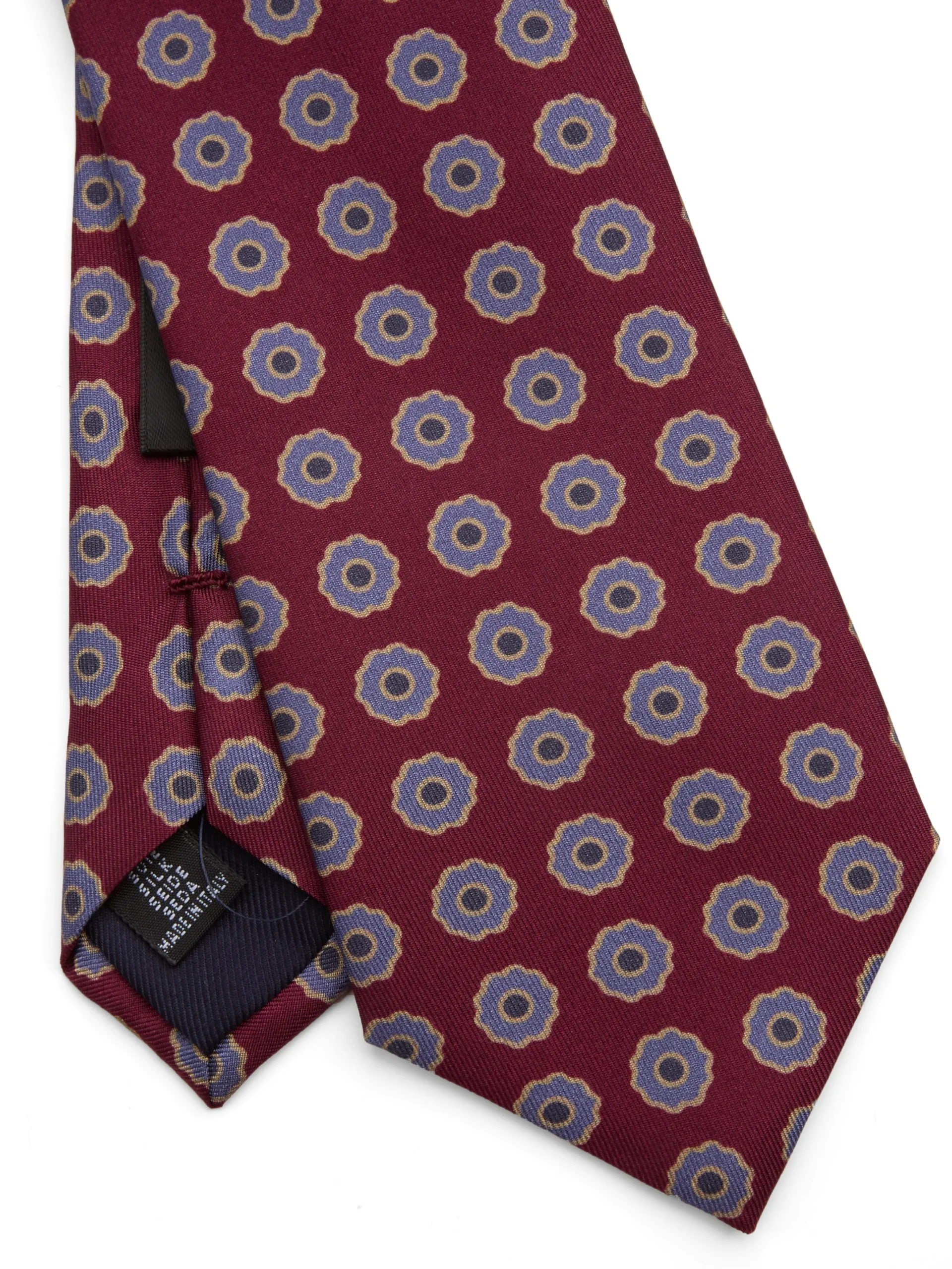 Favourbrook Burgundy Firle Silk Tie- Ties