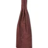 Favourbrook Burgundy Pickwick Silk Cravat- Scarves & Cravats
