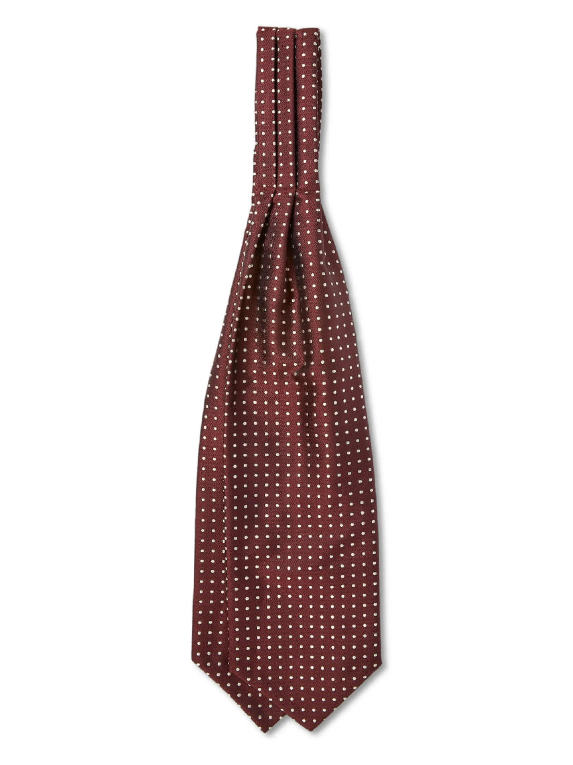 Favourbrook Burgundy Pickwick Silk Cravat- Scarves & Cravats