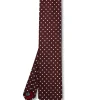 Favourbrook Burgundy Pickwick Silk Tie- Ties