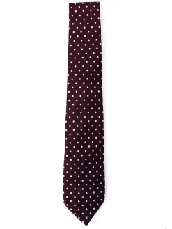 Favourbrook Burgundy Pickwick Silk Tie- Ties