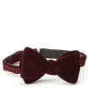 Favourbrook Burgundy Velvet Bow Tie- Bow Ties