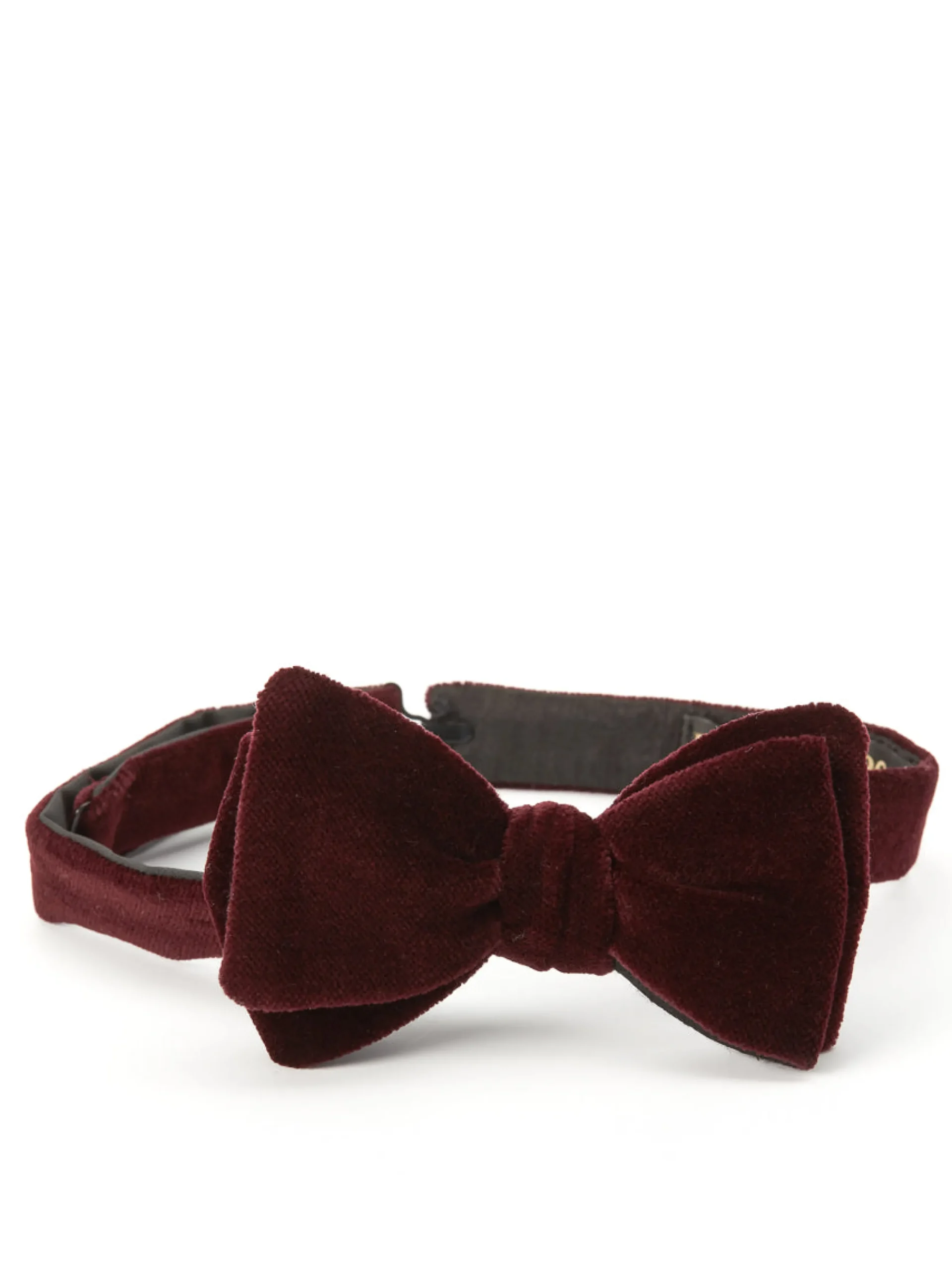 Favourbrook Burgundy Velvet Bow Tie- Bow Ties