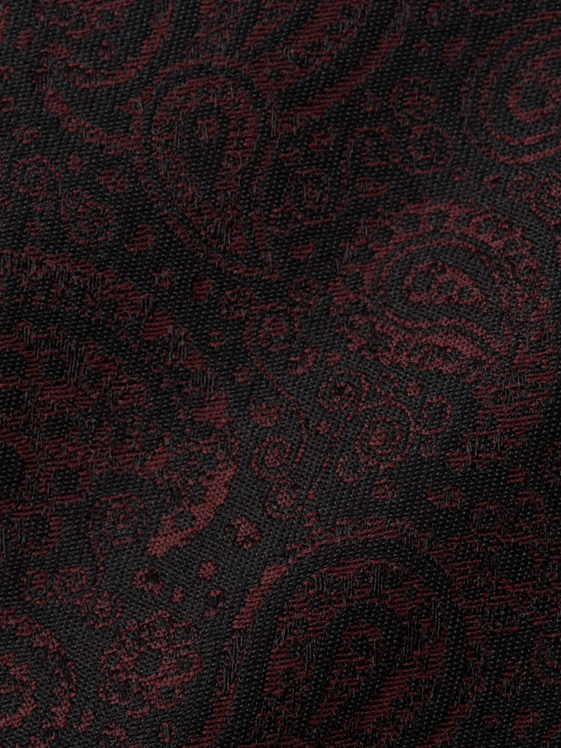 Favourbrook Burgundy Vincent Wool Single Breasted 4 Button Piped Waistcoat- Waistcoats | Single Breasted Waistcoats