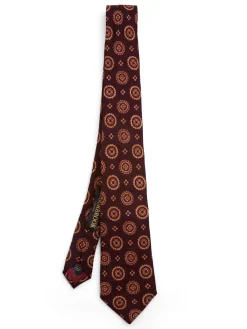 Favourbrook Burgundy Wilmington Wool Tie- Ties