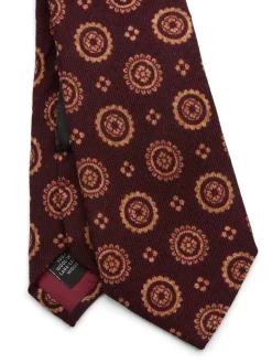 Favourbrook Burgundy Wilmington Wool Tie- Ties